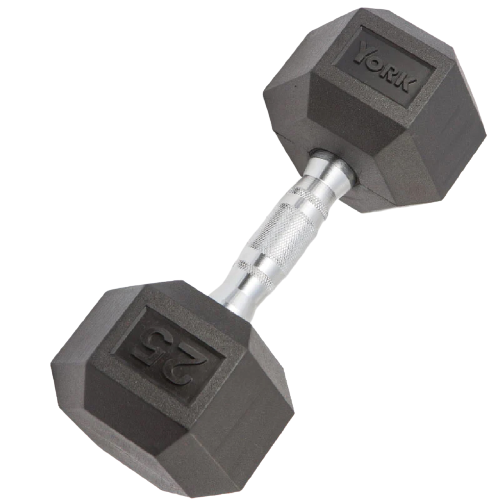 York Rubber Hex Dumbbells - Gorila Fitness 