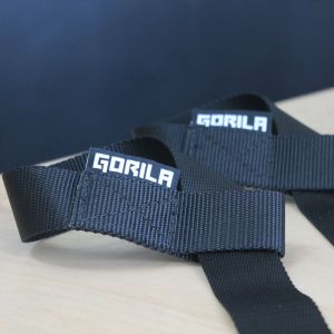 Gorila Nylon Lifting Straps - Pair - Black
