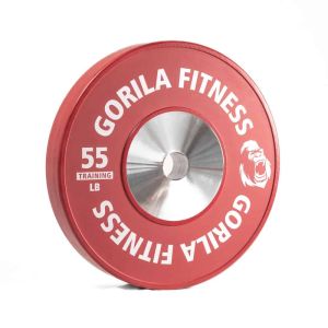 Gorila Fitness Training Bumpers 55lb Plate - Product Thumbnail on White Background