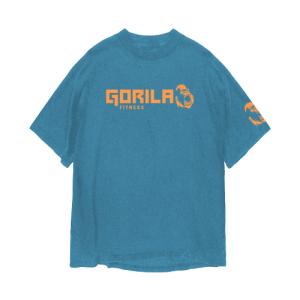 Gorila Fitness - Oversized Tee Blue - Thumbnail Product Image